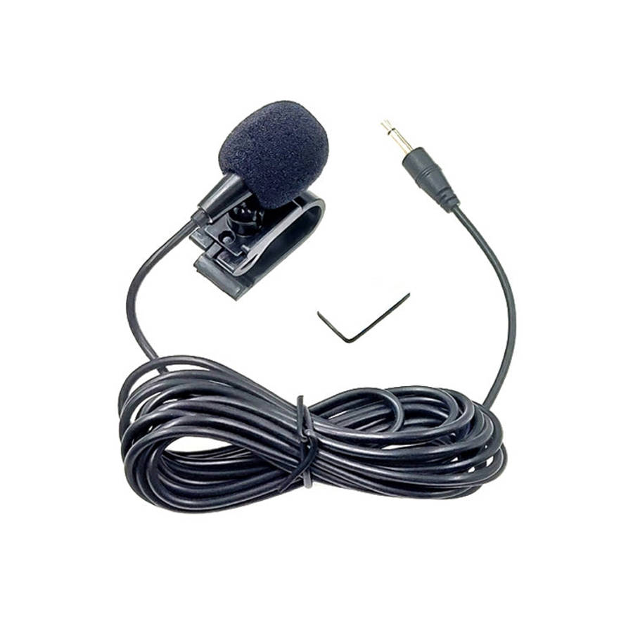ZJ025MR Stick-on Clip-on Lavalier 2.5mm Jack Mono Microphone for Car GPS / Bluetooth Enabled Audi...
