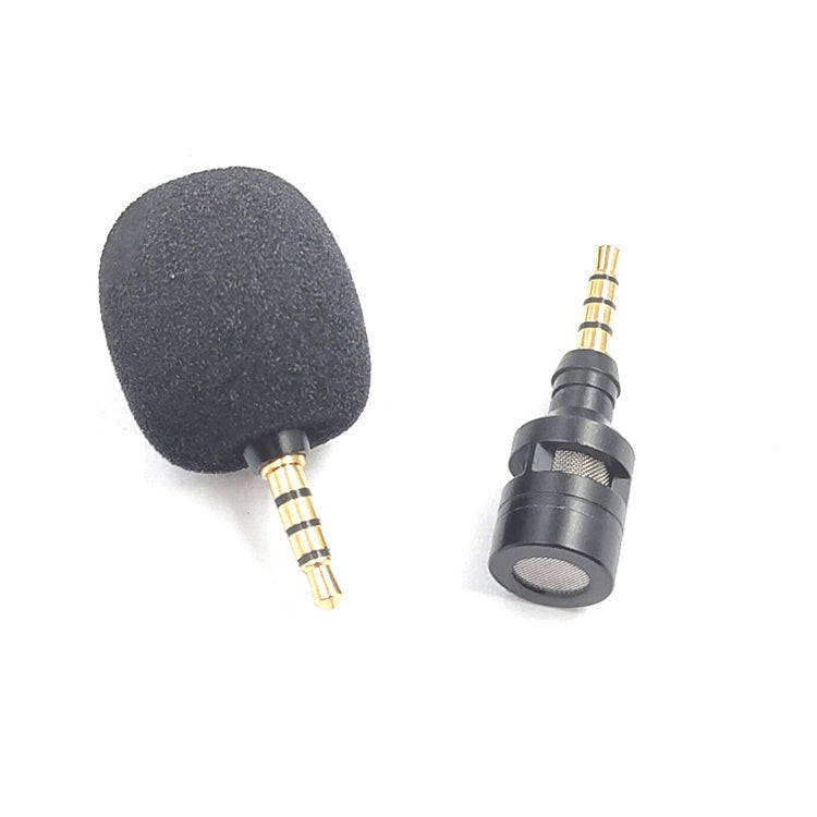 ZJ052MR-01 4 Level Pin 3.5mm Mobile Phone Tablet Game Machine Mini Straight Microphone, 4 Level Pin