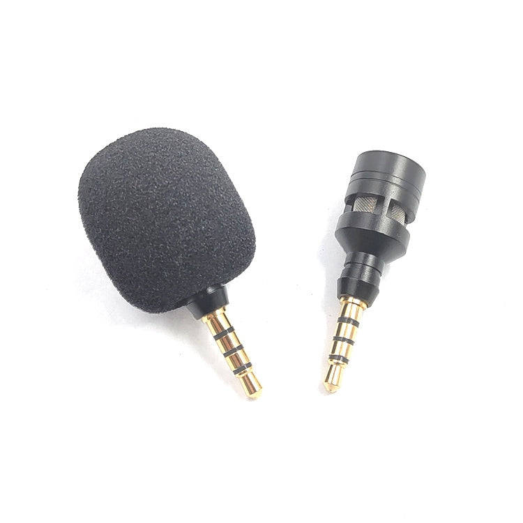 ZJ052MR-01 4 Level Pin 3.5mm Mobile Phone Tablet Game Machine Mini Straight Microphone, 4 Level Pin
