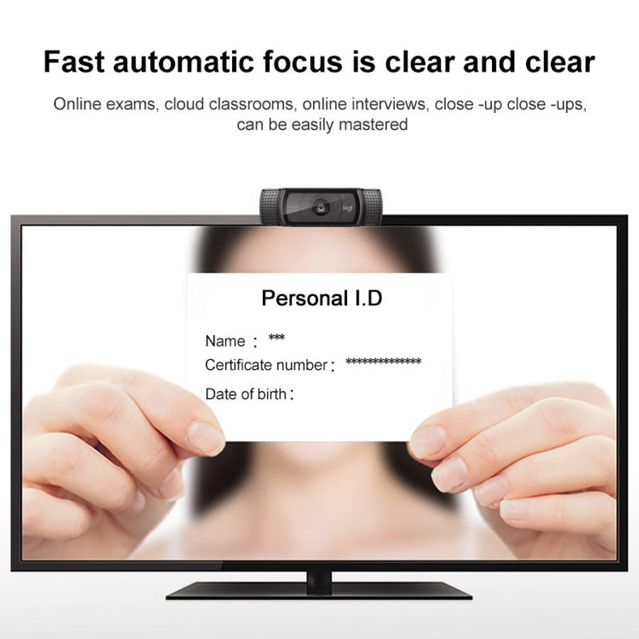 Logitech C920e HD Pro Webcam Widescreen Video Chat Recording USB Smart 1080P Web Camera, C920e