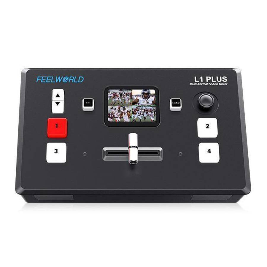 FEELWORLD L1 PLUS Multi-camera Video Mixer Switcher Touch Screen PTZ Control USB3.0 Fast Streamin...