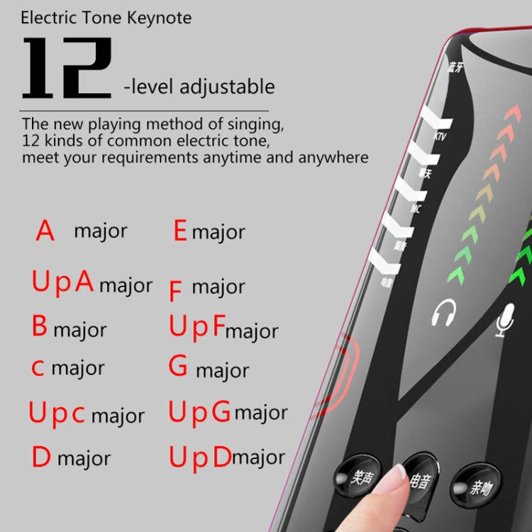 RK-C21 Bluetooth Live Broadcast Audio Headset Microphone Webcast Entertainment Streamer Sound Car...