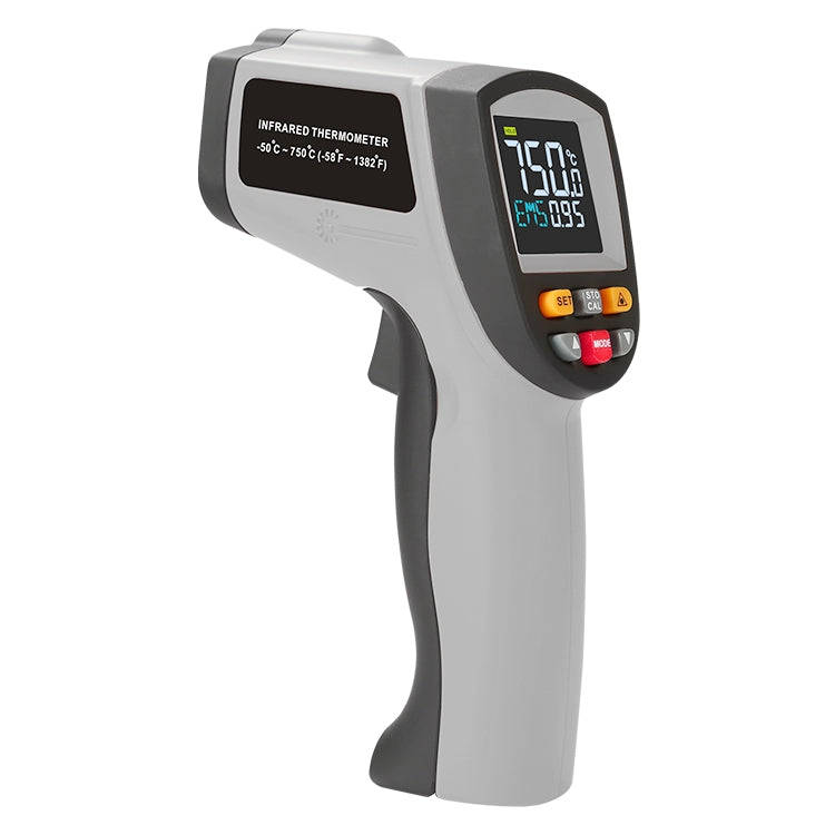 GT750 Portable Digital Laser Point Infrared Thermometer, Temperature Range: -50-750 Celsius Degre...