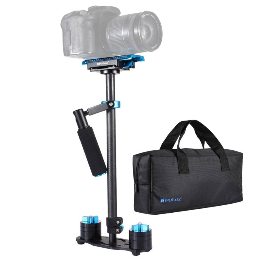 PULUZ 38.5-61cm Carbon Fibre Handheld Stabilizer for DSLR & DV Digital Video & Cameras, Load Rang...