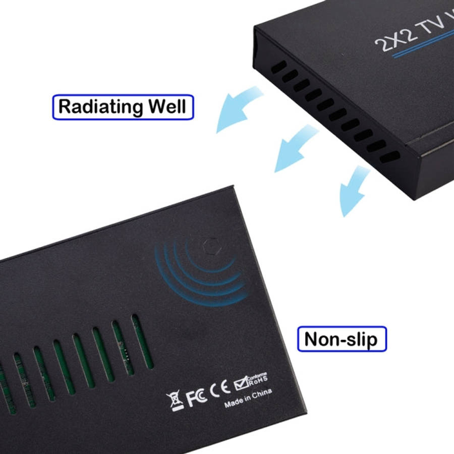 BT14 Ultra HD 4K x 2K 2X2 HDMI TV Wall Controller Multi-screen Splicing Processor, BT14 Ultra
