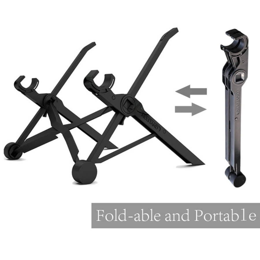 NEXSTAND Portable Adjustable Foldable Desk Holder Stand for Laptop / Notebook, Suitable for: More...