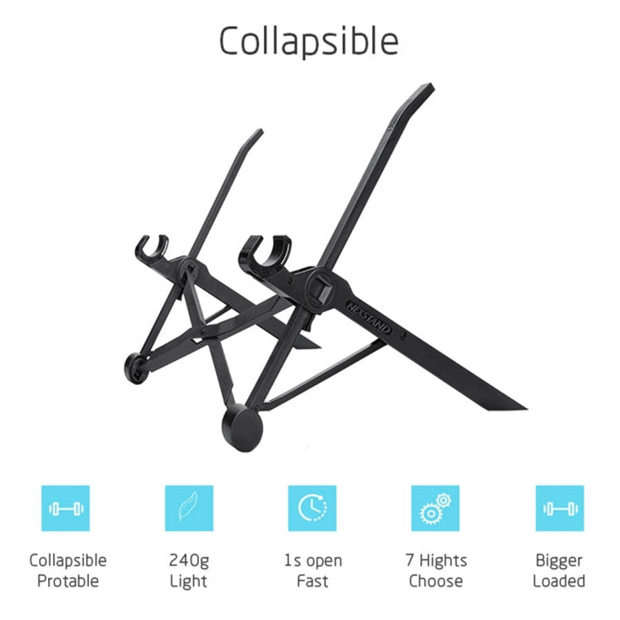 NEXSTAND Portable Adjustable Foldable Desk Holder Stand for Laptop / Notebook, Suitable for: More...