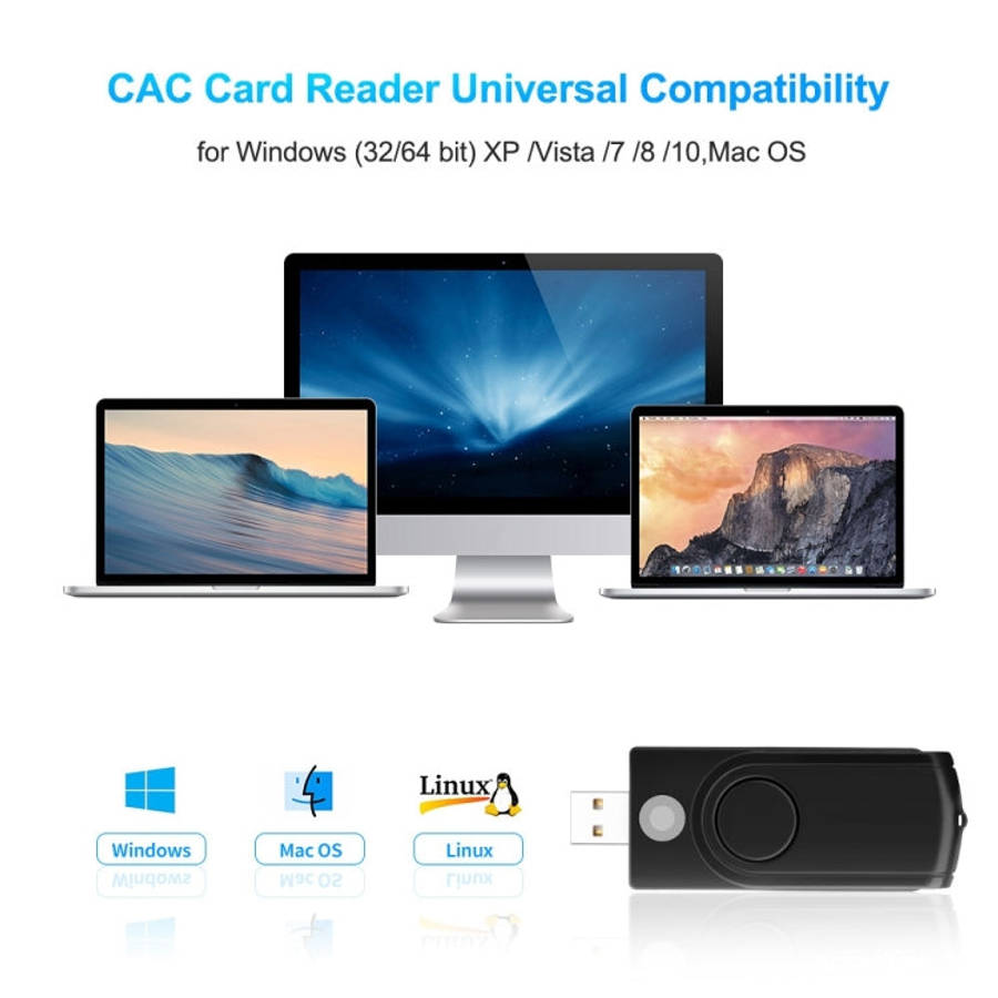 Rocketek CR310-B USB3.0 Multi-function IC Smart Card / SD / TF / SIM Card Reader, CR310-B