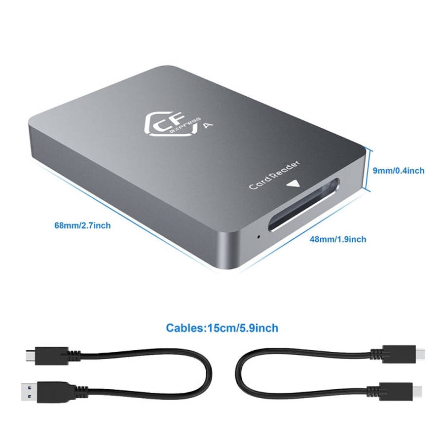 Rocketek CR325 USB3.1 Gen2 CFexpress Type B Card Reader, CFexpress Type A