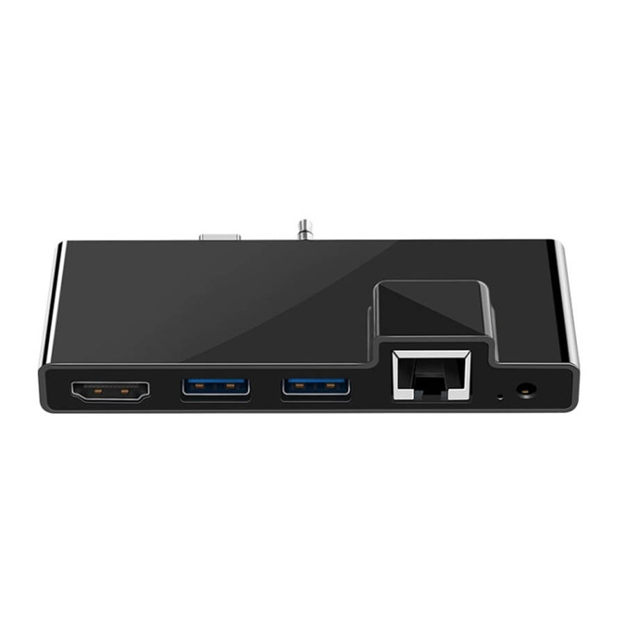 Rocketek SGO773 Type-C to USB3.0 / HDMI / RJ45 HUB Adapter for Surface Pro GO, SGO773
