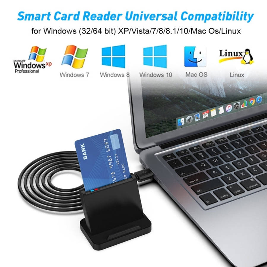 Rocketek SCR816 USB2.0 CAC / SIM / IC / ATM Smart Card Reader