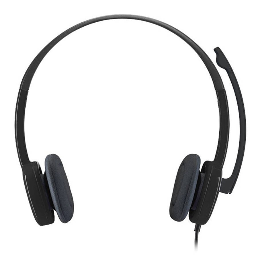 Logitech H151 Wired Headphone Single 3.5mm Earphone Gaming Headset Stereo with MIC, H151