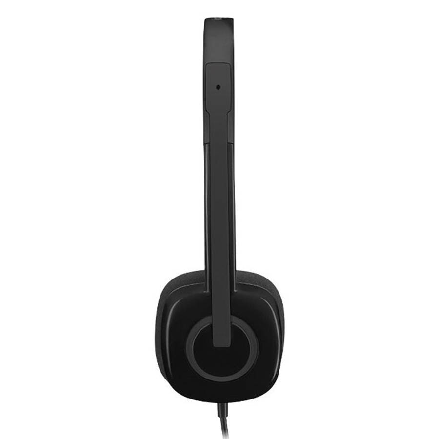 Logitech H151 Wired Headphone Single 3.5mm Earphone Gaming Headset Stereo with MIC, H151