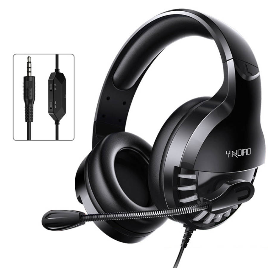 YINDIAO Q2 Head-mounted Wired Gaming Headset with Microphone, Version: Single 3.5mm, Q2 Single 3....