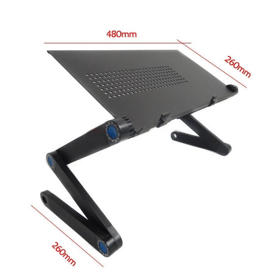 Portable 360 Degree Adjustable Foldable Aluminium Alloy Desk Stand for Laptop / Notebook, without...