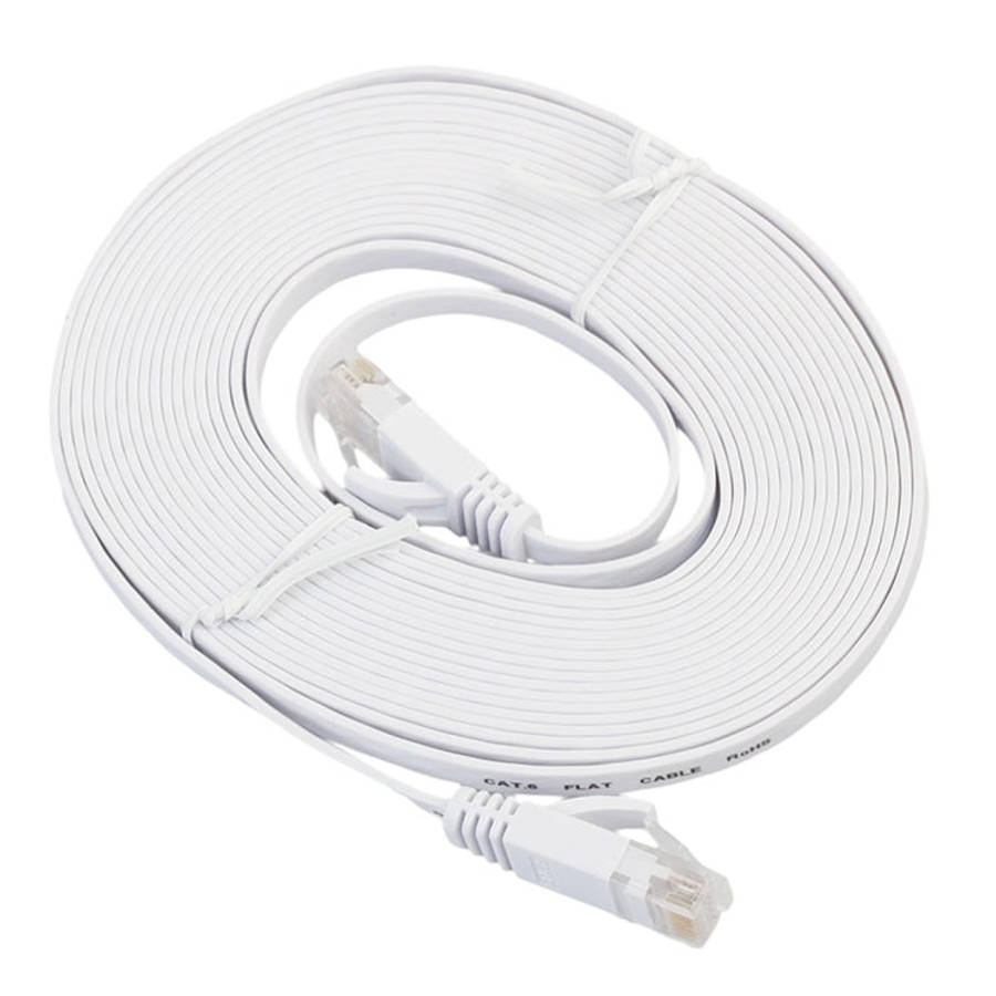 5m CAT6 Ultra-thin Flat Ethernet Network LAN Cable, Patch Lead RJ45, Length: 5m