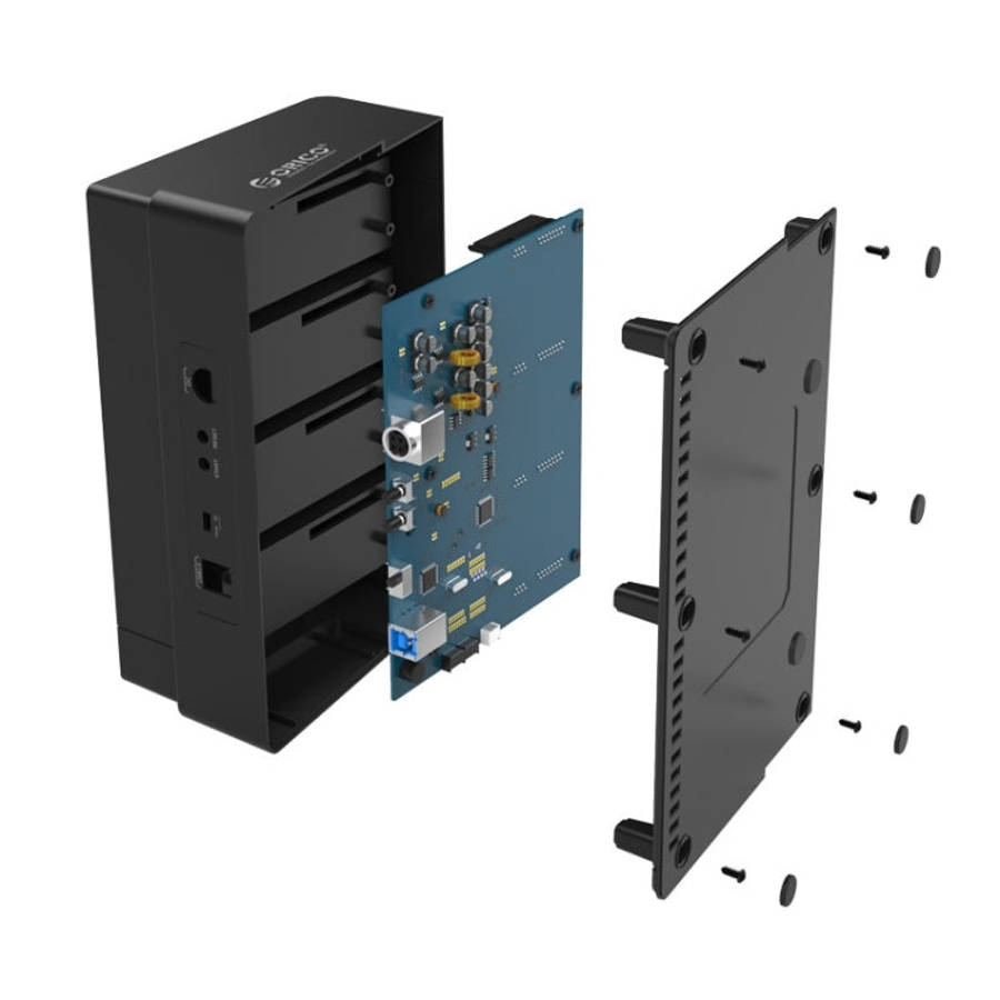 ORICO 6648US3-C-V1 4-bay USB 3.0 Type-B to SATA External Hard Disk Box Storage Case Hard Disk Doc...