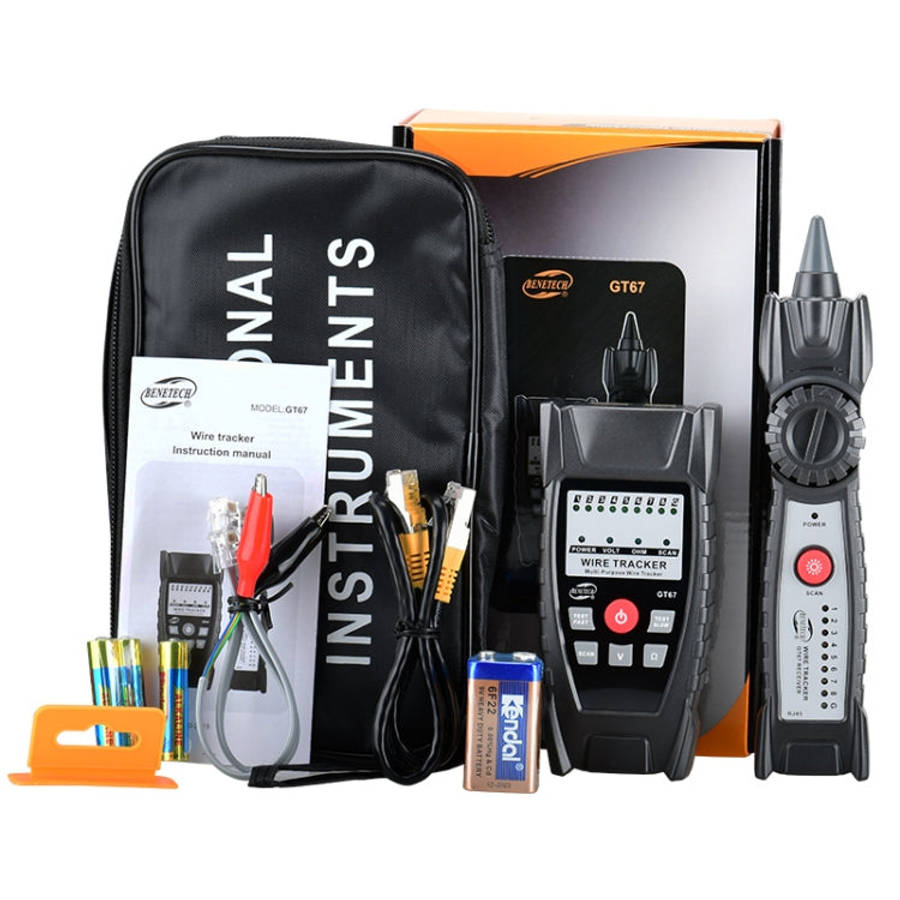 BENETECH GT67 RJ11 / RJ45 Multifunctional Cable Tester Line Finder Net Cable Detector, GT67 Cable...