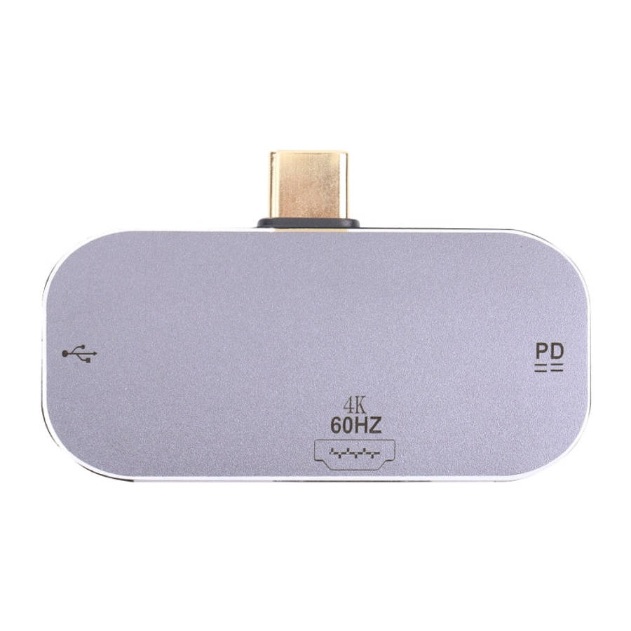 3 in 1 USB-C / Type-C Male to USB-C / Type-C Charging + USB + 4K 60Hz HDMI Female Adapter, USB-C ...