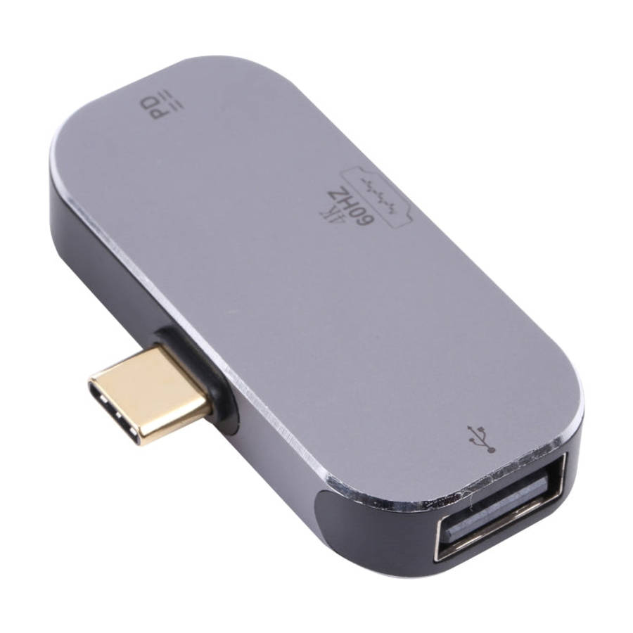 3 in 1 USB-C / Type-C Male to USB-C / Type-C Charging + USB + 4K 60Hz HDMI Female Adapter, USB-C ...