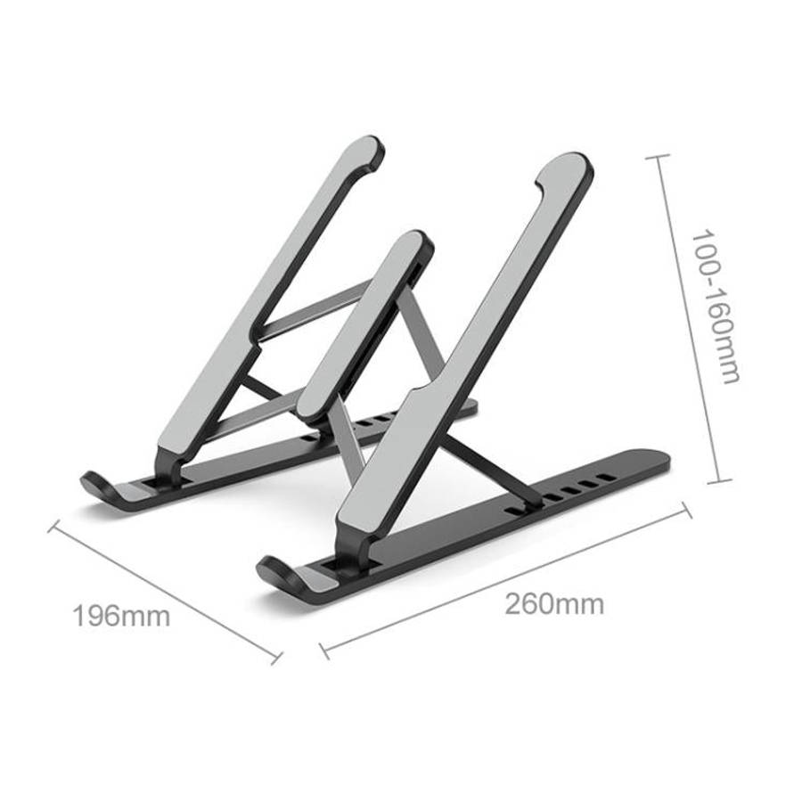 Laptop Stand Desktop Raise Bracket Cooling Base Lifting Holder Foldable, Pro-8