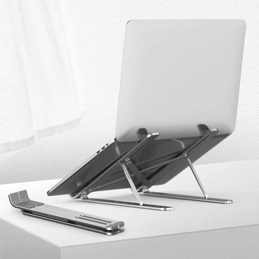 Portable Adjustable Laptop Stand Desktop Lifting Height Increase Rack Folding Heat Dissipation Ho...