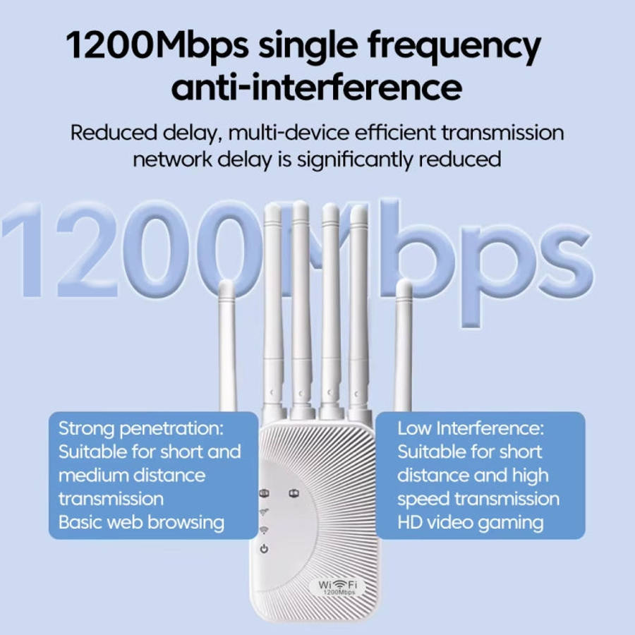 SM-011 Six-antenna 1200M Repeater WiFi Wireless Router, SM-011