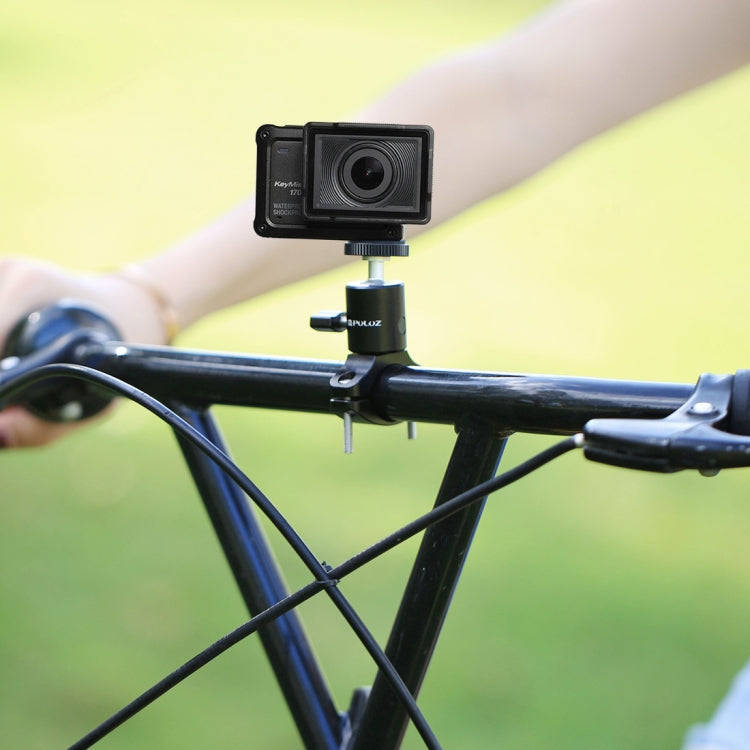 PULUZ Bike Aluminum Handlebar Tripod Ball Head Adapter Mount for GoPro HERO10 Black / HERO9 Black...