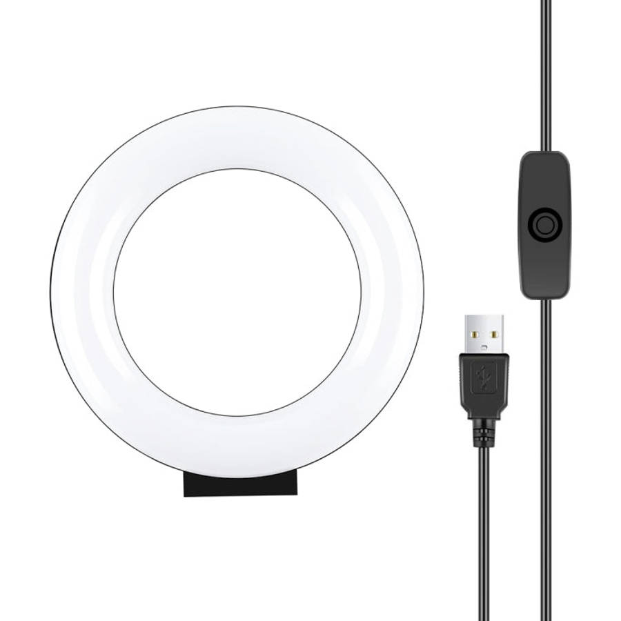 PULUZ 4.7 inch 12cm Curved Surface USB White Light LED Ring Selfie Beauty Vlogging Photography Vi...