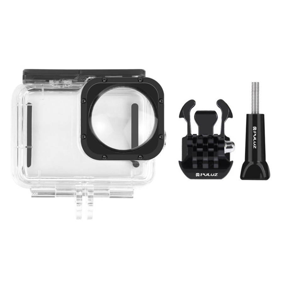 PULUZ 40m Waterproof Housing Protective Case with Buckle Basic Mount & Screw for GoPro HERO12 Bla...