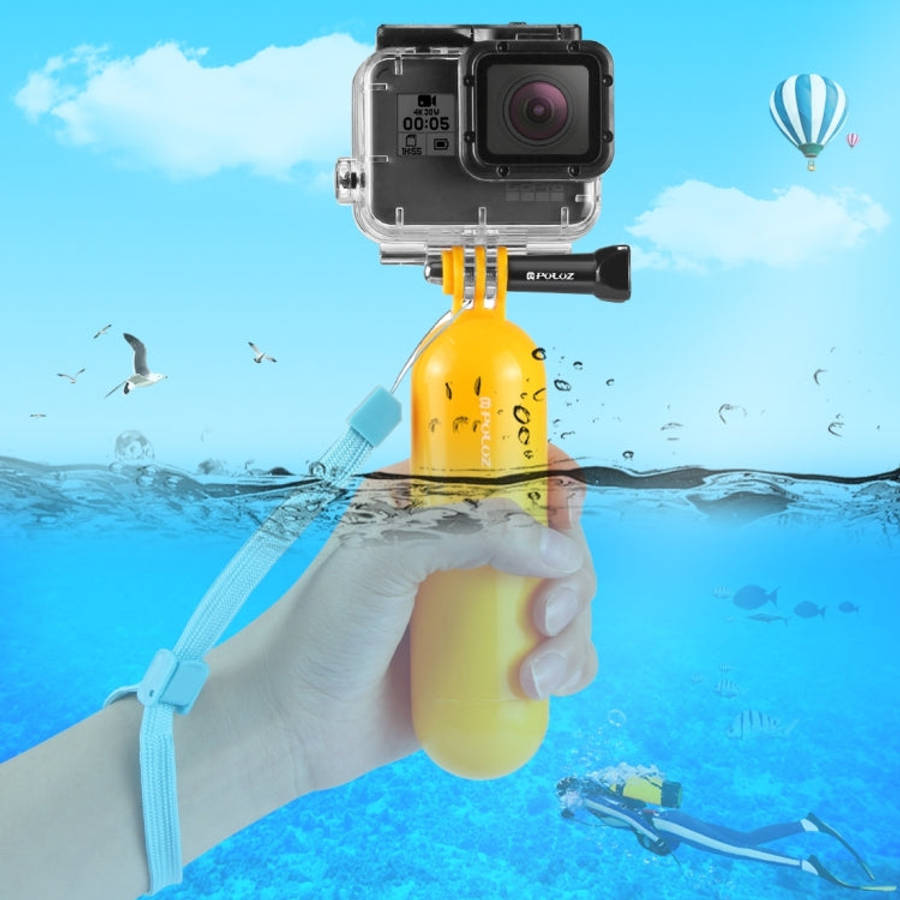 PULUZ Floating Handle Bobber Hand Grip with Strap for GoPro, Insta360, DJI and Other Action Camer...