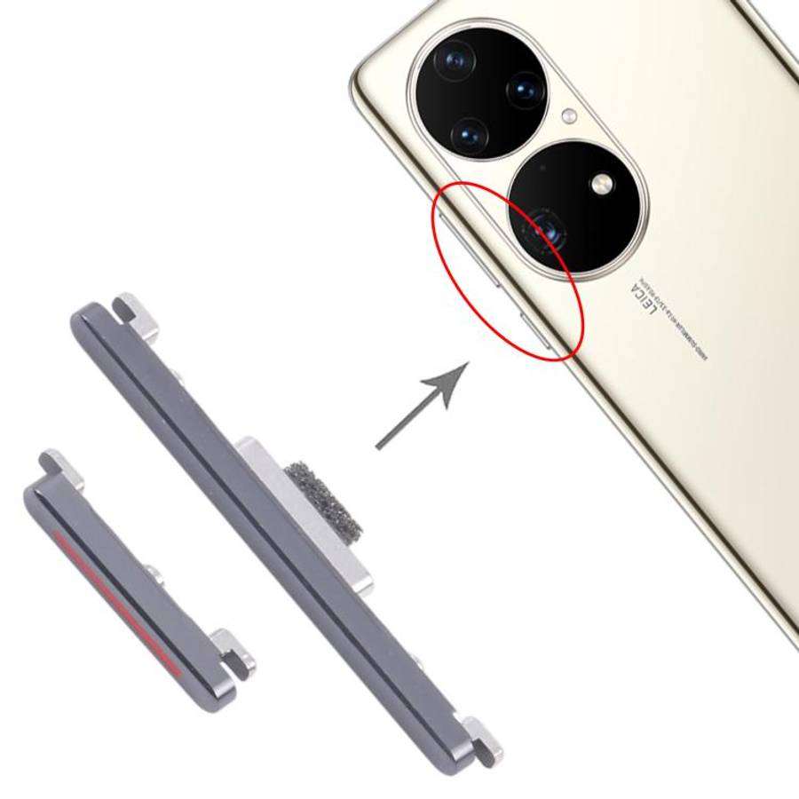 For Huawei P50 Pro 10pairs Original Power Button and Volume Control Button, For Huawei P50 Pro(Or...