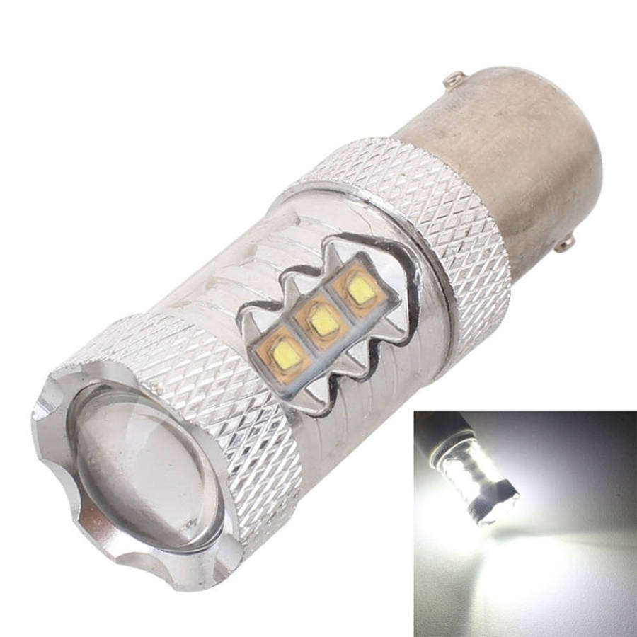 1157/BAY15D 80W 800LM 6500K White Light 16-3535-LEDs Car Brake Light , Constant Current , DC12-24...