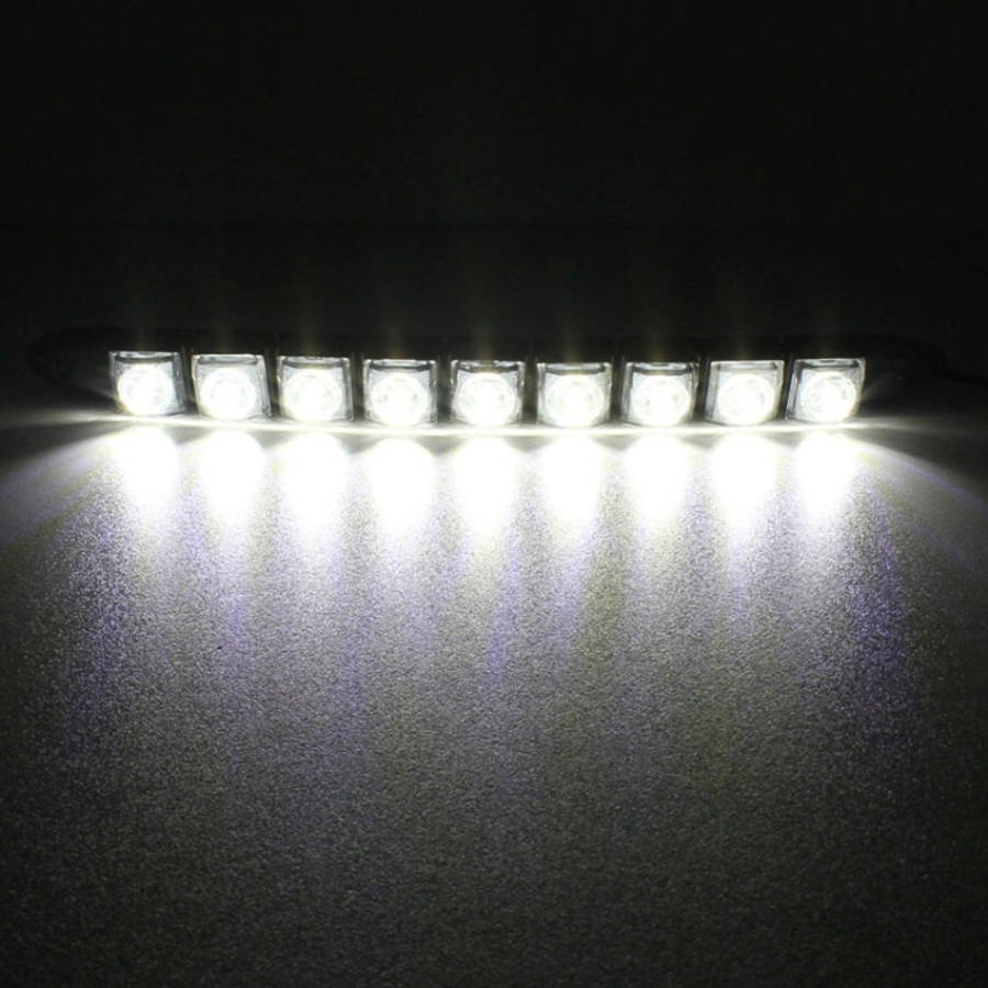 2 PCS  4.5W 9 LED SMD 5050 Flexible Snake LED Car Daytime Running Lights, DC 12V, 4.5W