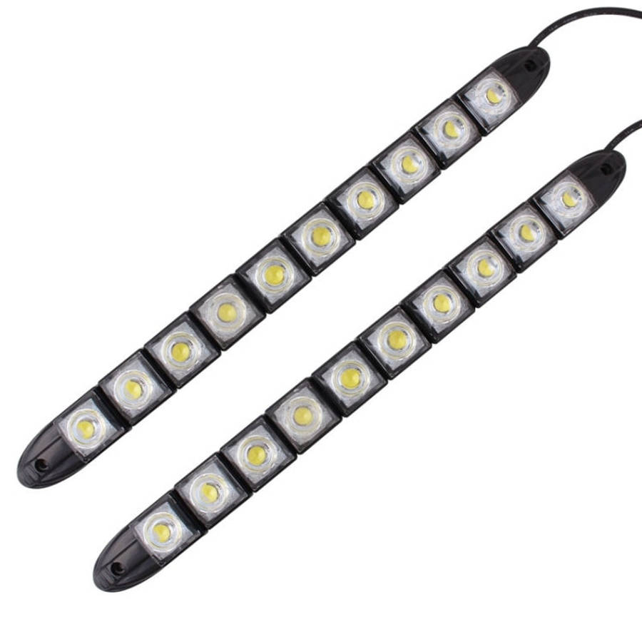 2 PCS  5W 10 LED SMD 5050 Flexible Snake LED Car Daytime Running Lights, DC 12V, 5W