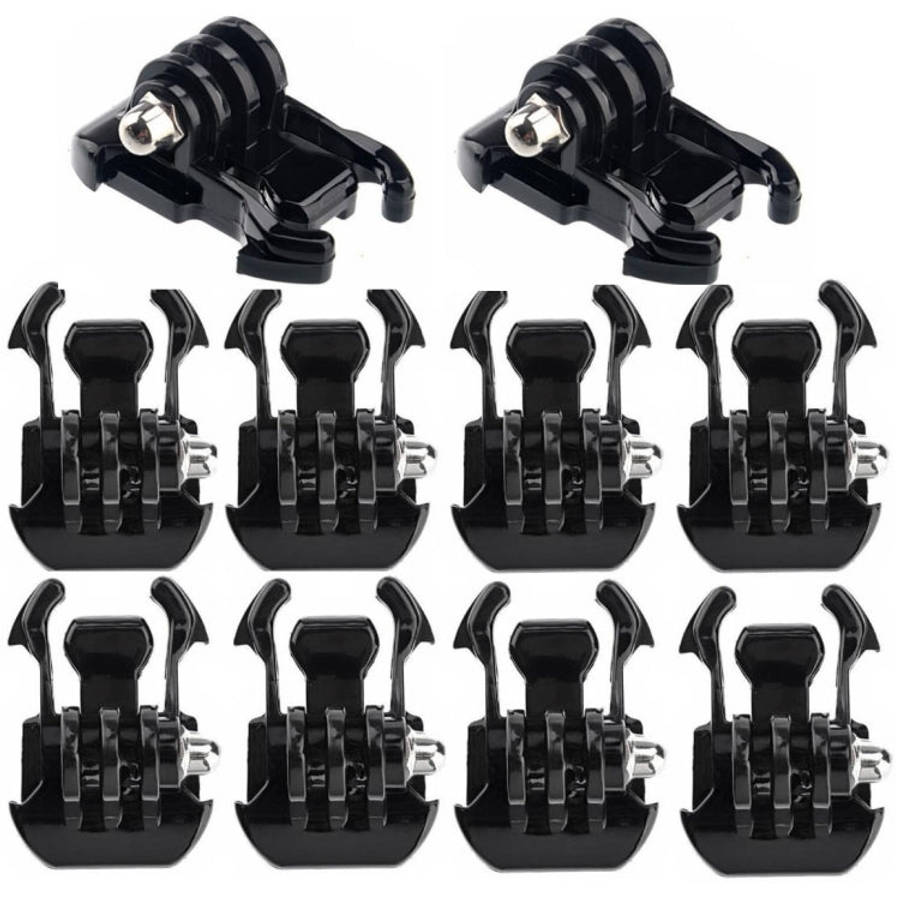 2 PCS ST-06 Basic Strap Mount Surface Buckle for GoPro, Insta360, DJI and Other Action Cameras, S...