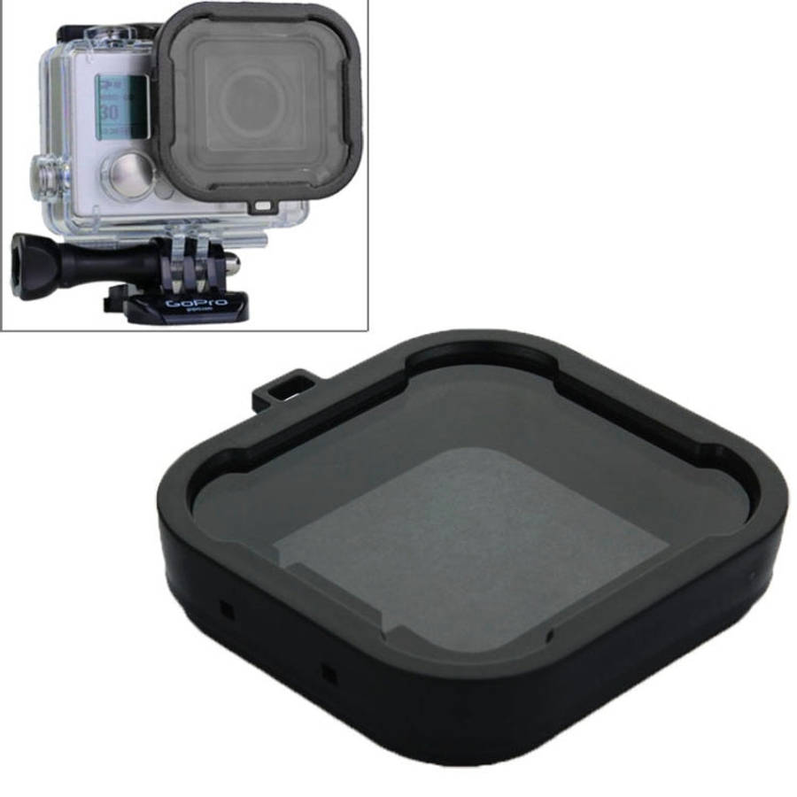 Polar Pro Aqua Cube Snap-on Dive Housing Filter for GoPro HERO4 /3+, Grey, Yellow