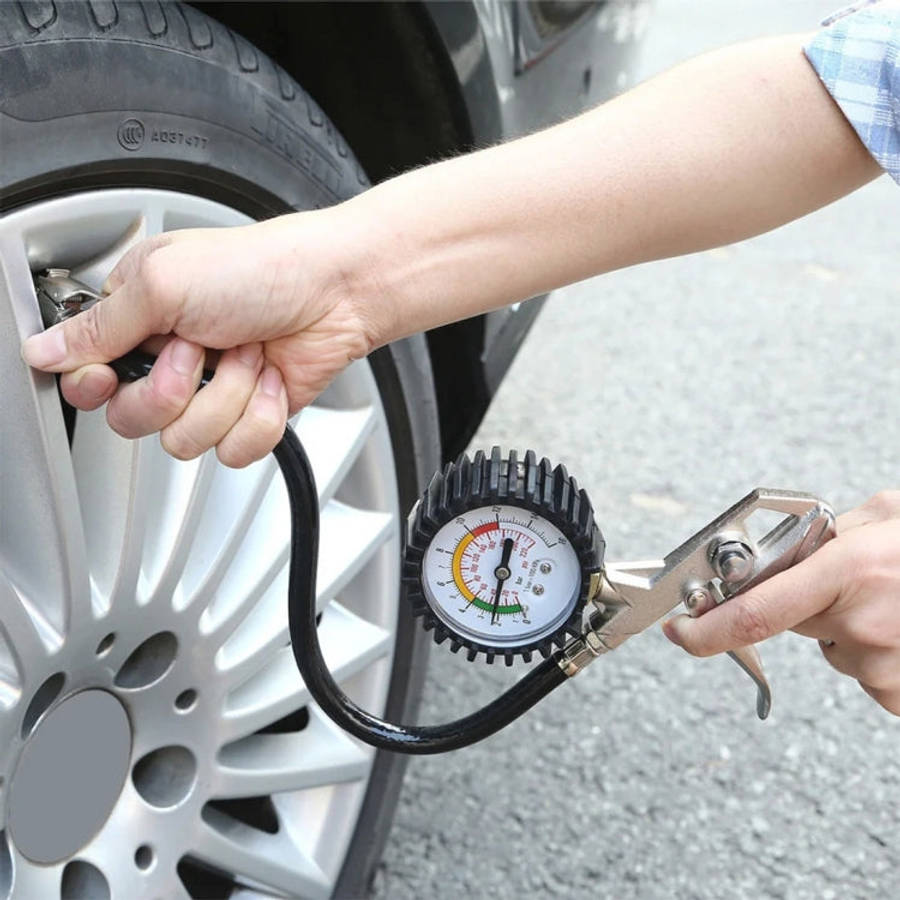 Car Inflator and Gauge Kit, Pressure Range: 0-220PSI, Range: 0-220PSI