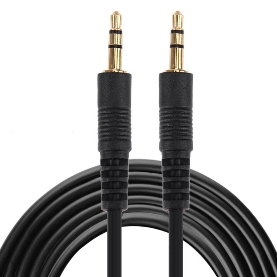 Aux Cable, 3.5mm Male Mini Plug Stereo Audio Cable, Length: 3m (Black + Gold Plated Connector), L...