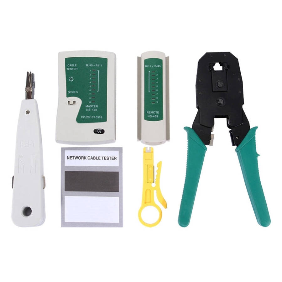 5 in 1 RJ45 Crimping Crimper Stripper Punch Down RJ11 Cat5 Cat6 Wire Line Detector Ethernet Netwo...