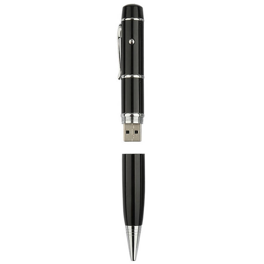 3 in 1 Laser Pen Style USB Flash Disk,16GB (Black), 16GB (Black)