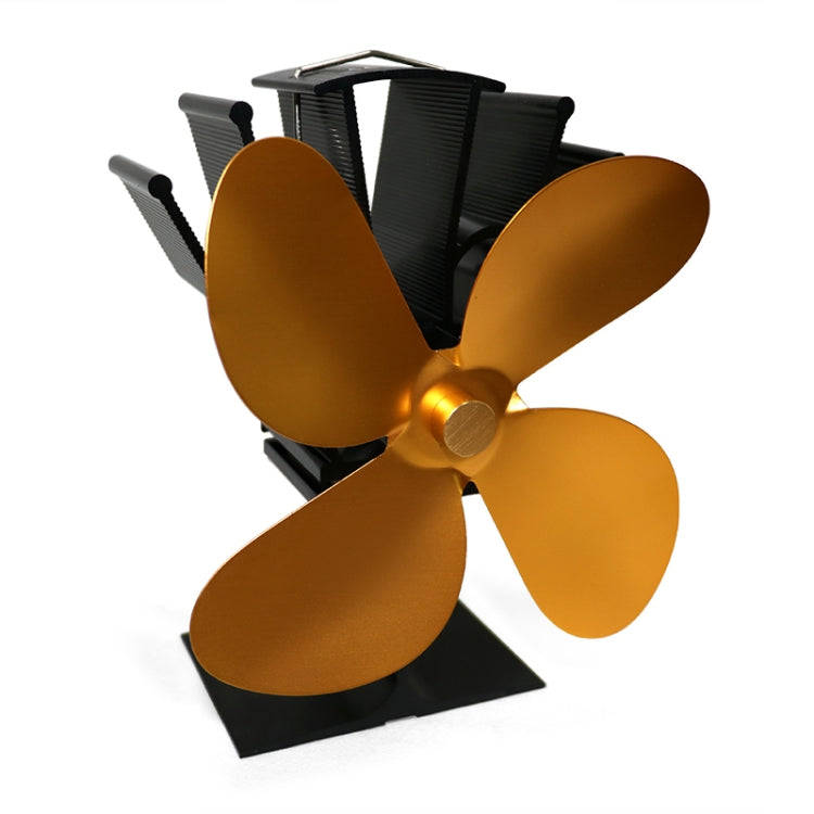 YL603 Eco-friendly Aluminum Alloy Heat Powered Stove Fan with 4 Blades for Wood / Gas / Pellet St...