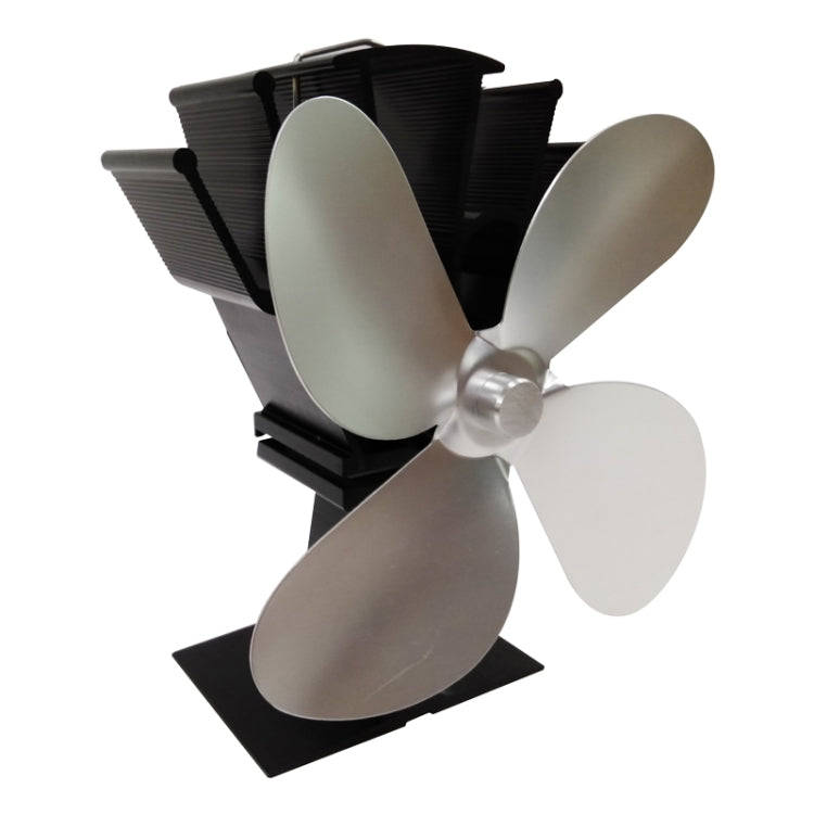 YL603 Eco-friendly Aluminum Alloy Heat Powered Stove Fan with 4 Blades for Wood / Gas / Pellet St...