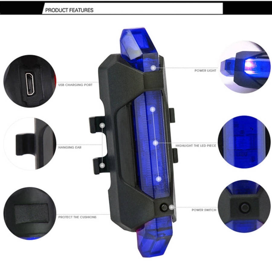 AQY-093 Detachable USB Rechargeable LED Bike Taillight