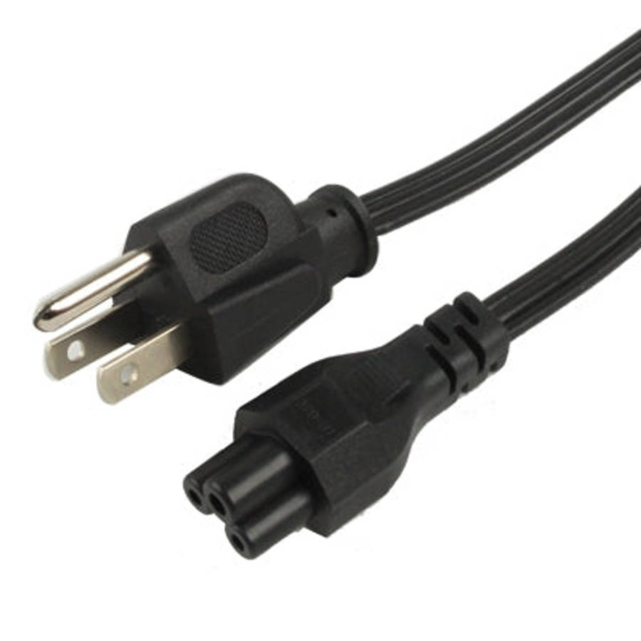 High Quality 3 Prong Style US Notebook AC Power Cord, Length: 1.2m, 3 Prong Style US Plug, Length...
