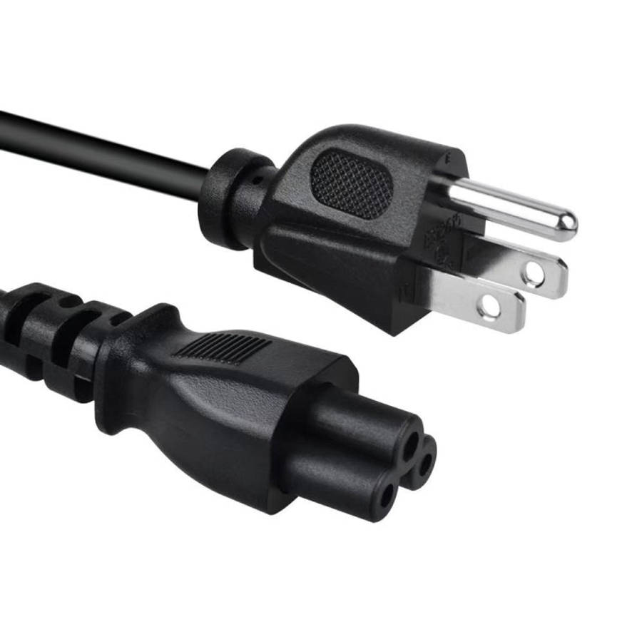 High Quality 3 Prong Style US Notebook AC Power Cord, Length: 1.8m, 3 Prong Style US Plug, Length...