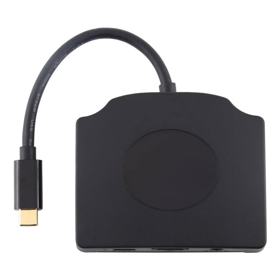 V178A USB-C / Type-C to USB 3.0 x 3 + USB-C / Type-C + HDMI + Audio Port + SD / TF Card Reader Mu...