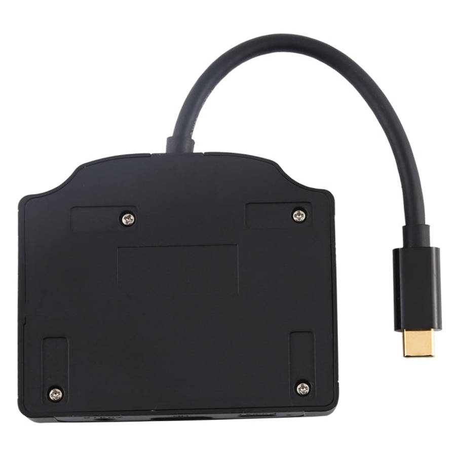 V178A USB-C / Type-C to USB 3.0 x 3 + USB-C / Type-C + HDMI + Audio Port + SD / TF Card Reader Mu...