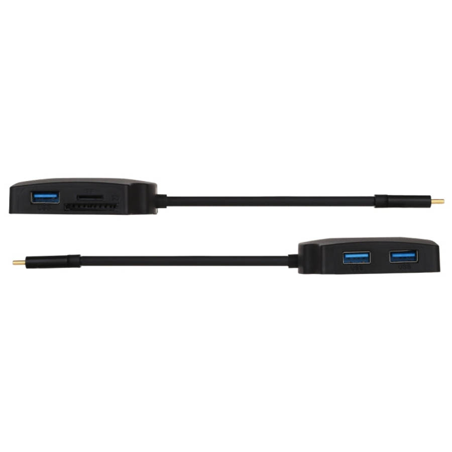 V178A USB-C / Type-C to USB 3.0 x 3 + USB-C / Type-C + HDMI + Audio Port + SD / TF Card Reader Mu...