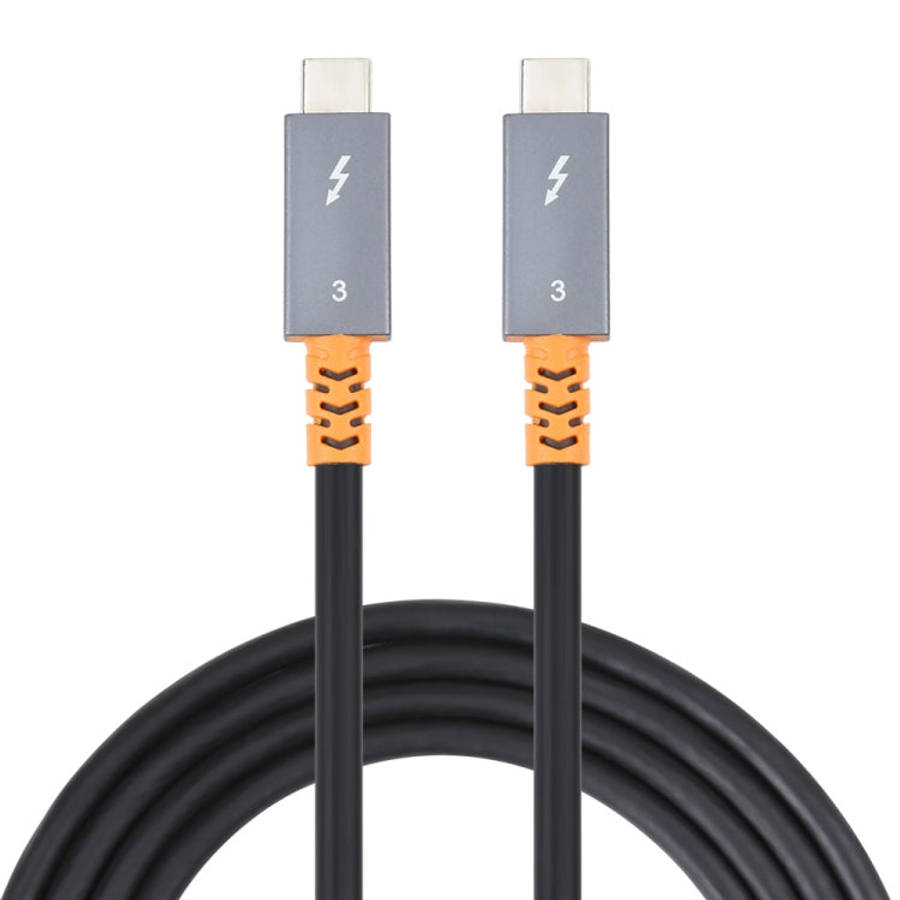 9049 100W USB-C / Type-C Male to USB-C / Type-C Male Two-color Data Cable 4K Audio Video Cable fo...